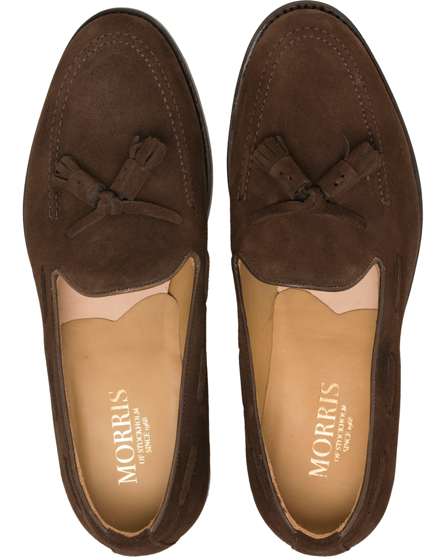 Homme | Morris Avon Tassel Loafer Brown Suede | Morris | Avon Tassel Loafer Brown Suede