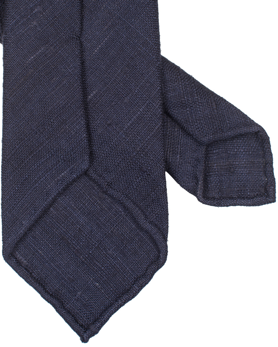 Homme | Drake's Silk Plain 8 cm Tie Navy | Drake's | Silk Plain 8 cm Tie Navy