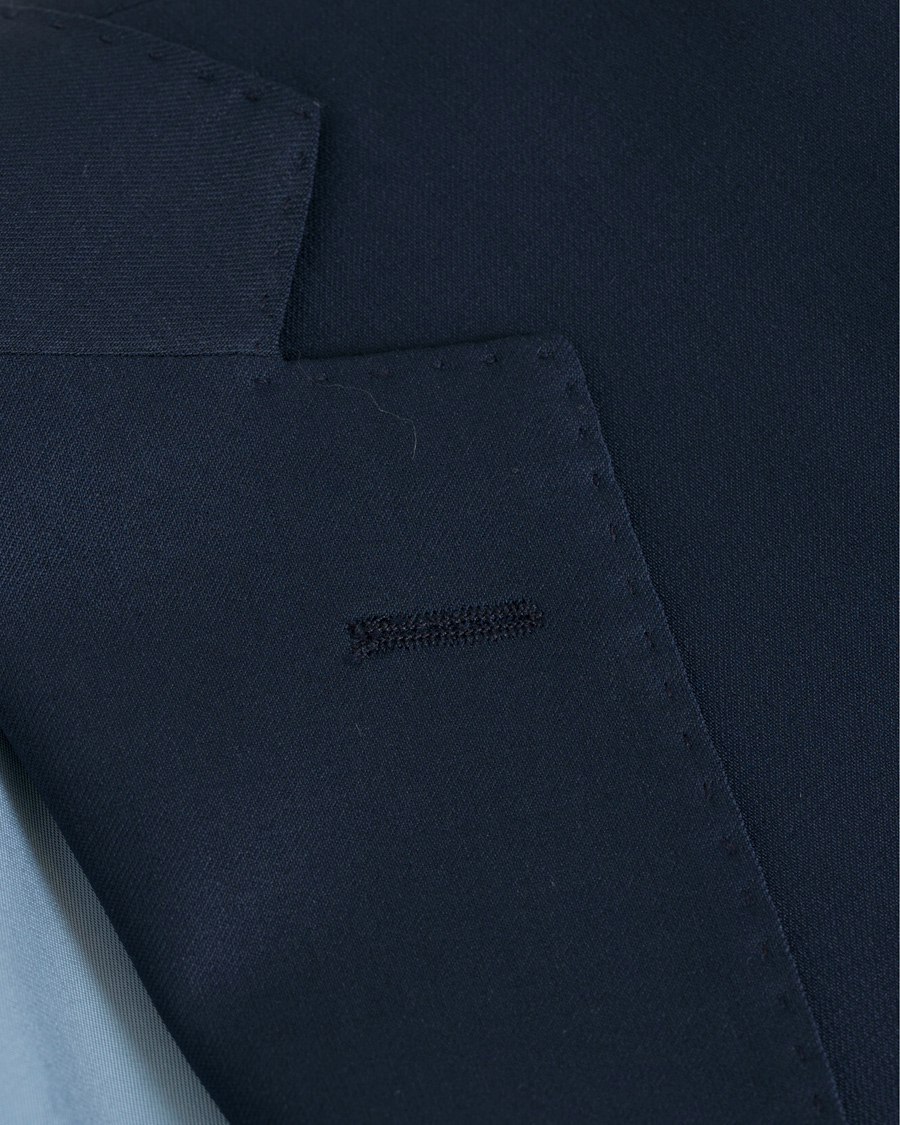 Homme | Costumes | Oscar Jacobson | Edmund Wool Stretch Suit Blue
