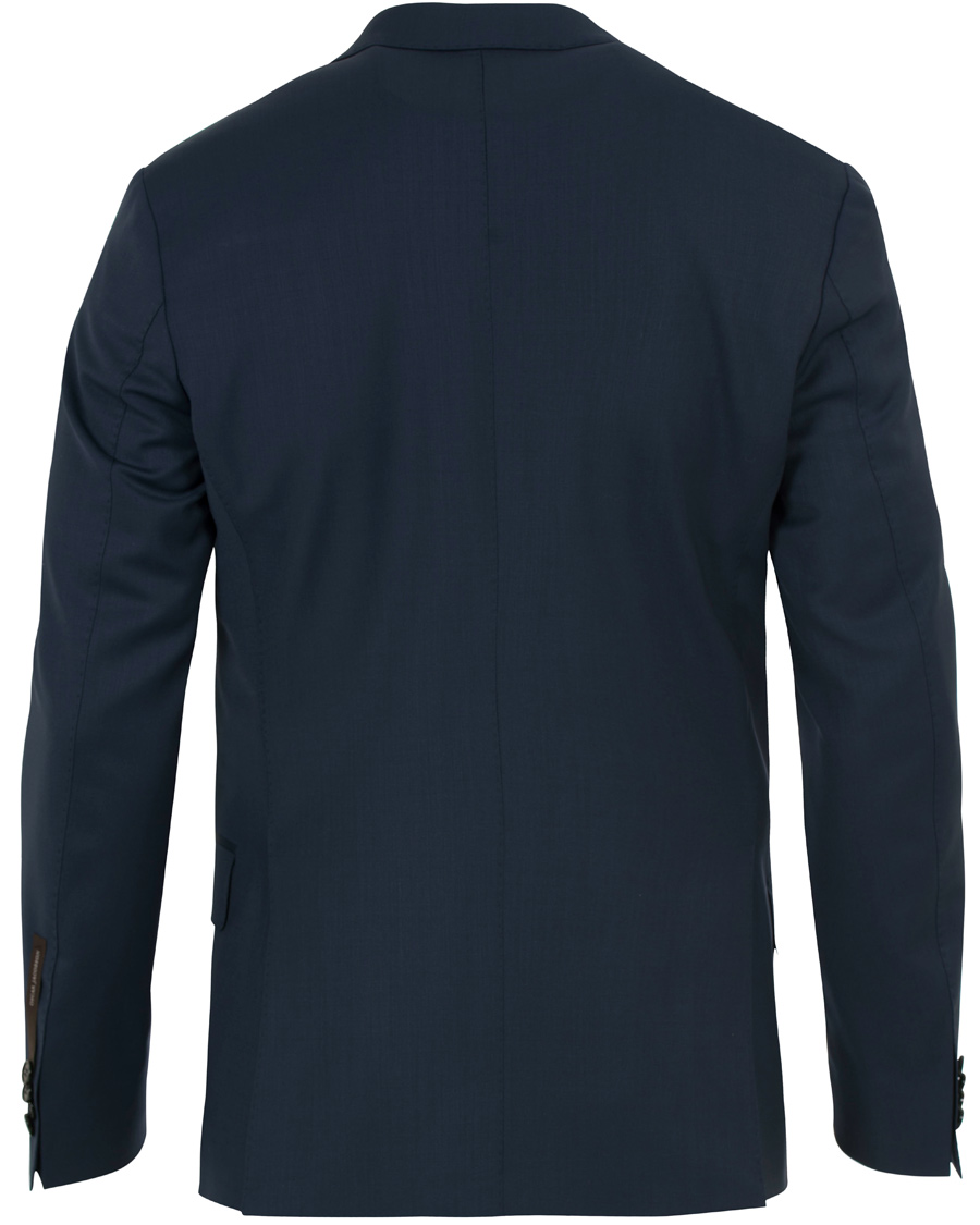 Homme | Costumes | Oscar Jacobson | Edmund Wool Stretch Suit Blue