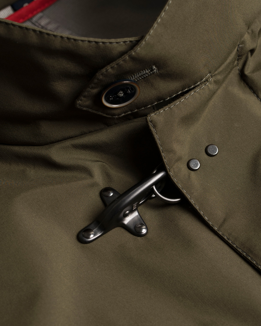 Heren | Jassen | Fay | Microfiber Coat Military Green