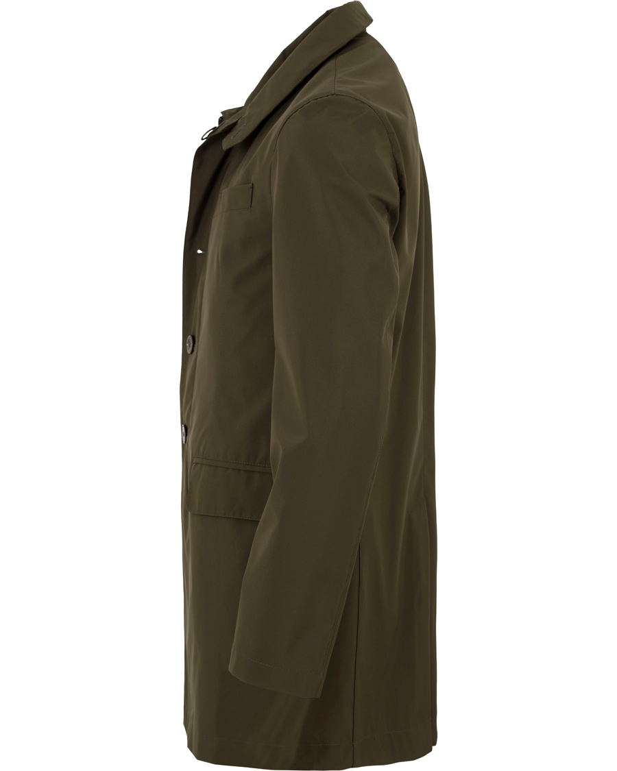 Heren | Jassen | Fay | Microfiber Coat Military Green