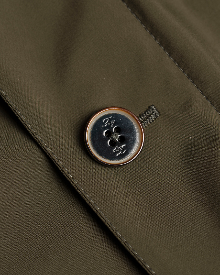 Heren | Jassen | Fay | Microfiber Coat Military Green