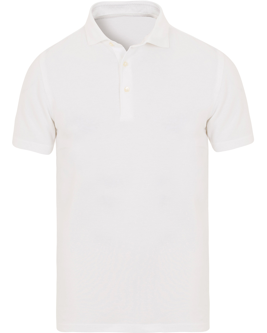Homme | Polos | Gran Sasso | Washed Polo White