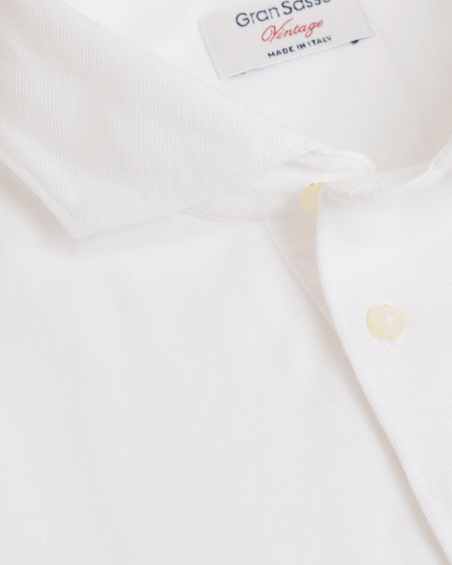 Homme | Polos | Gran Sasso | Washed Polo White