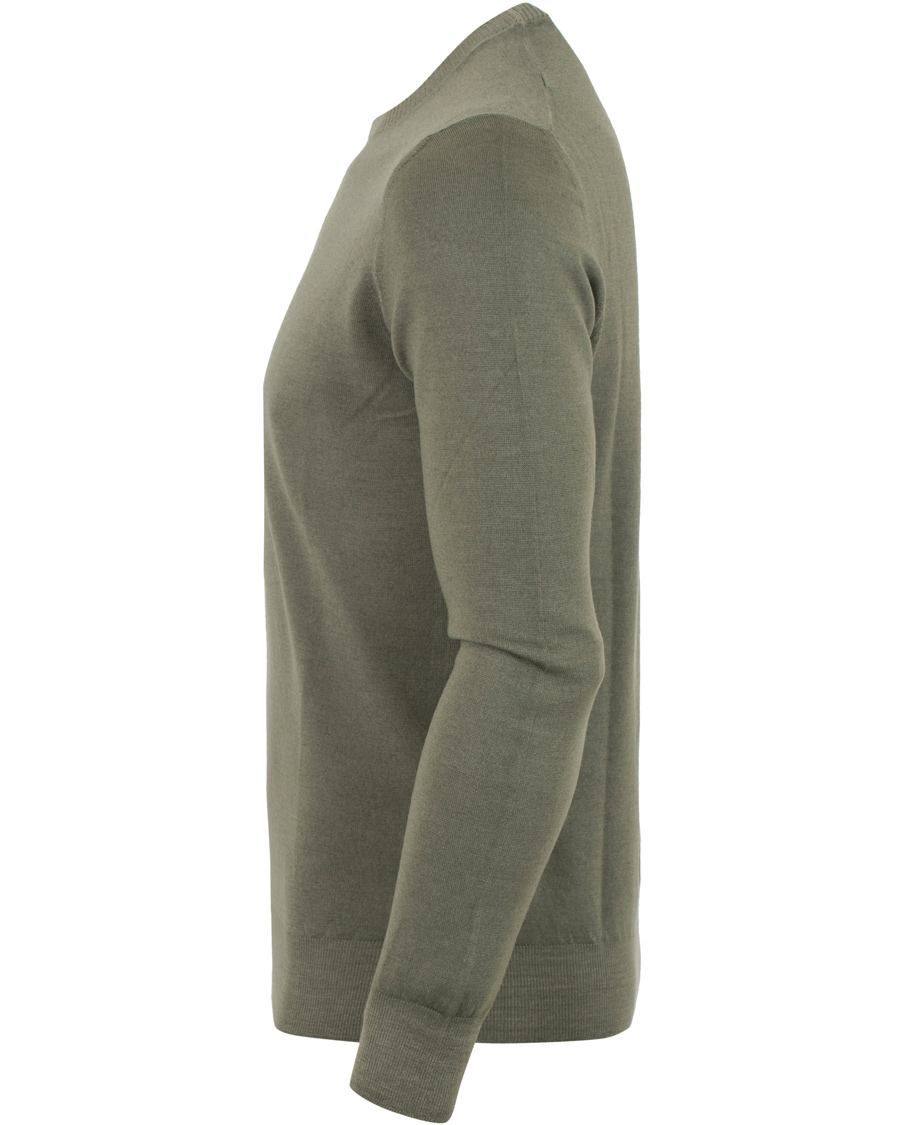 Heren | Truien | Gran Sasso | Merino Vintage Fashion Fit Pullover Green