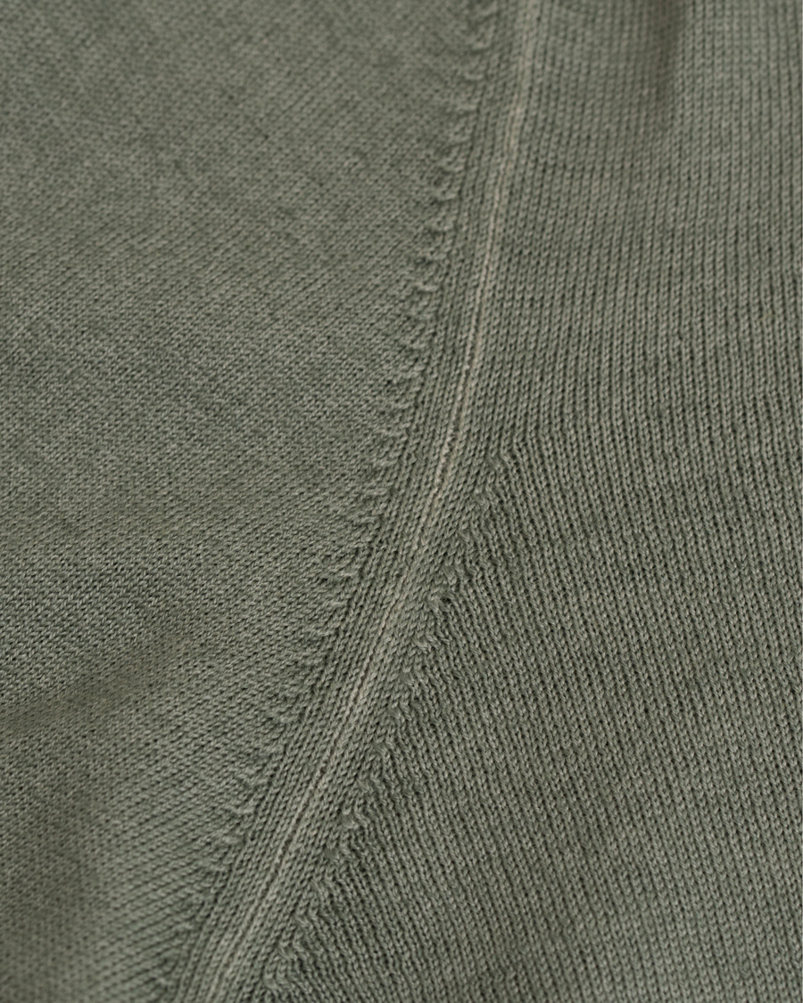 Heren | Truien | Gran Sasso | Merino Vintage Fashion Fit Pullover Green