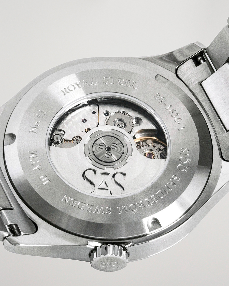 Heren | Sjöö Sandström Royal Steel Classic 36mm Black with Steel | Sjöö Sandström | Royal Steel Classic 36mm Black with Steel