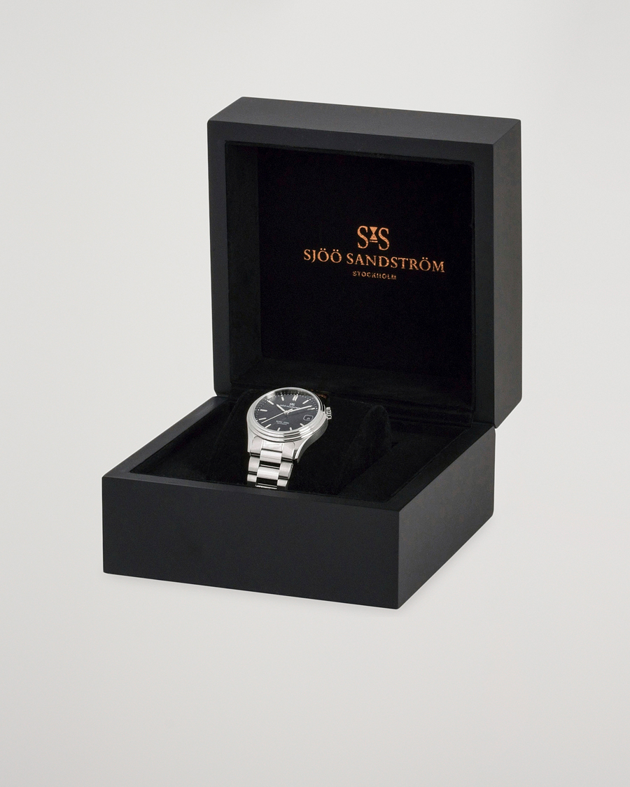 Heren | Sjöö Sandström Royal Steel Classic 36mm Black with Steel | Sjöö Sandström | Royal Steel Classic 36mm Black with Steel