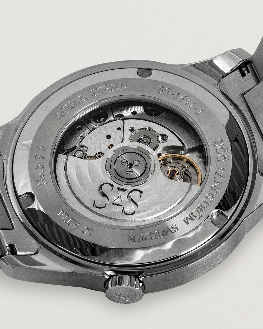 Heren | Sjöö Sandström Royal Steel Classic 41mm Black and Steel | Sjöö Sandström | Royal Steel Classic 41mm Black and Steel