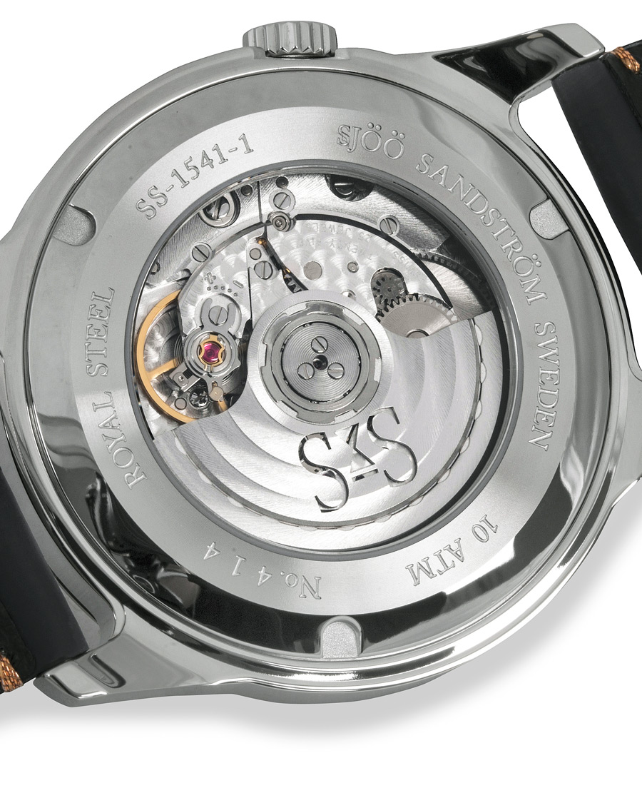 Homme | Sjöö Sandström Royal Steel Classic 41mm Grey and Blue Calf | Sjöö Sandström | Royal Steel Classic 41mm Grey and Blue Calf