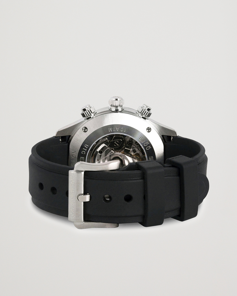 Heren | Sjöö Sandström UTC Extreme 44,2mm Silver and Black Rubber | Sjöö Sandström | UTC Extreme 44,2mm Silver and Black Rubber