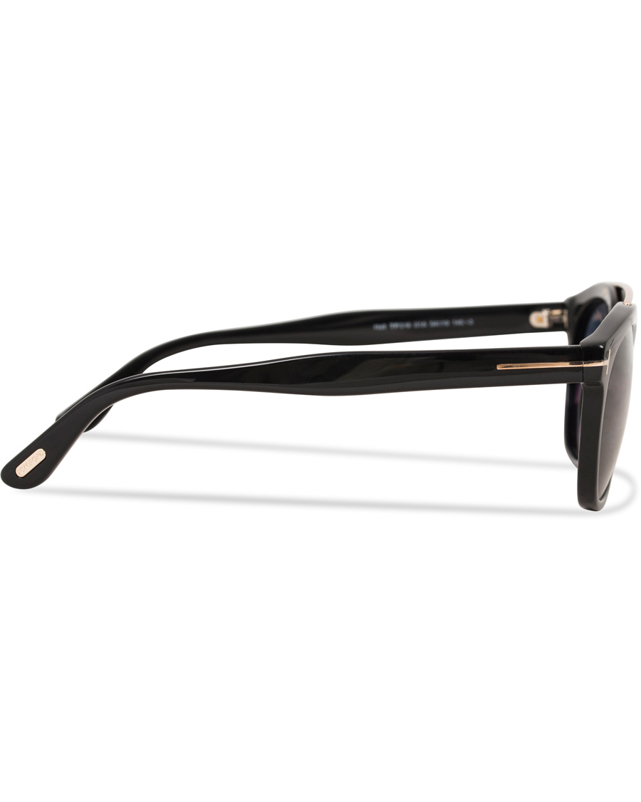 Homme | Tom Ford Holt FT0516 Sunglasses Shiny Black/Smoke | Tom Ford | Holt FT0516 Sunglasses Shiny Black/Smoke