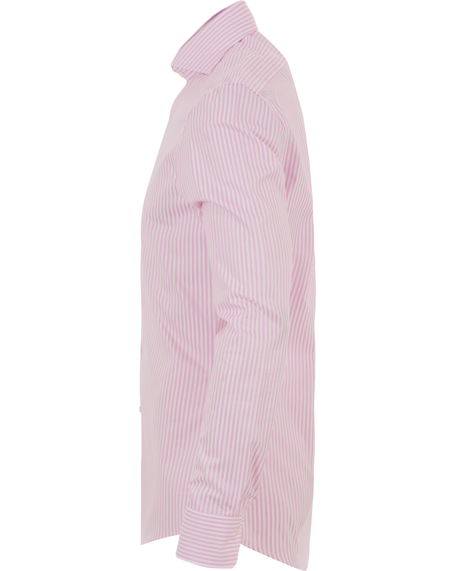 Heren | Overhemden | Stenströms | Slimline Stripe Shirt White/Pink