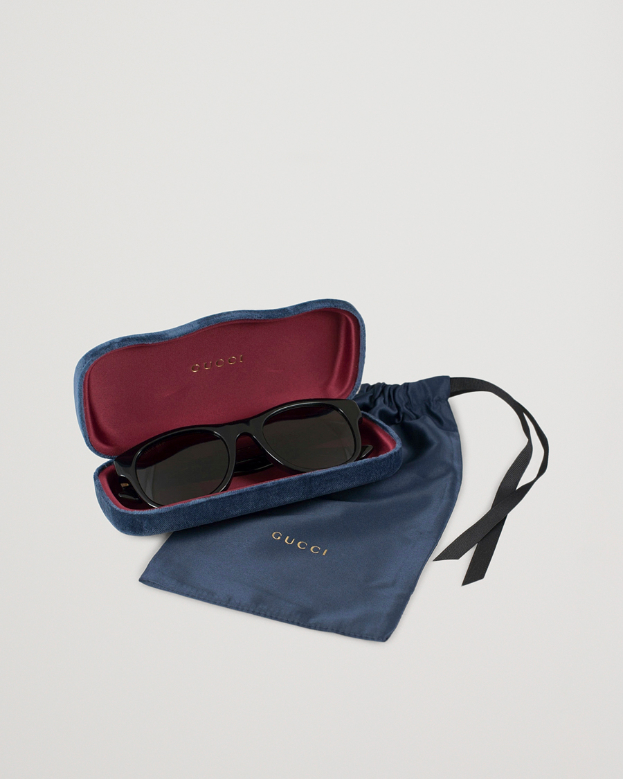 Homme | Gucci GG0003S Sunglasses Black/Green/Grey | Gucci | GG0003S Sunglasses Black/Green/Grey