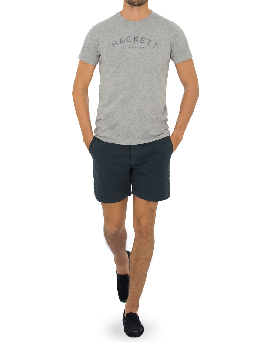 Homme | T-shirts | Hackett | HKT Logo Tee Grey Melange