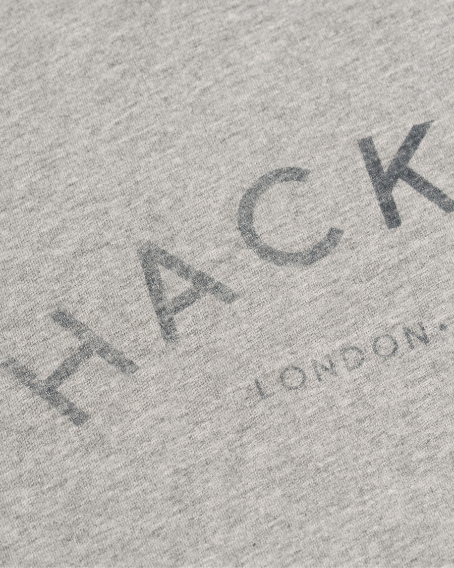 Homme | T-shirts | Hackett | HKT Logo Tee Grey Melange