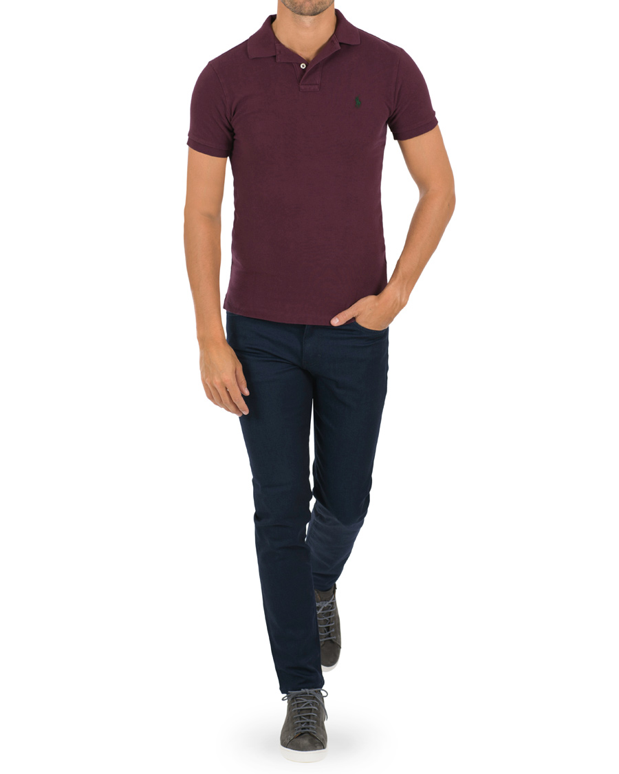 Homme | Polos | Polo Ralph Lauren | Slim Fit Polo Classic Burgundy