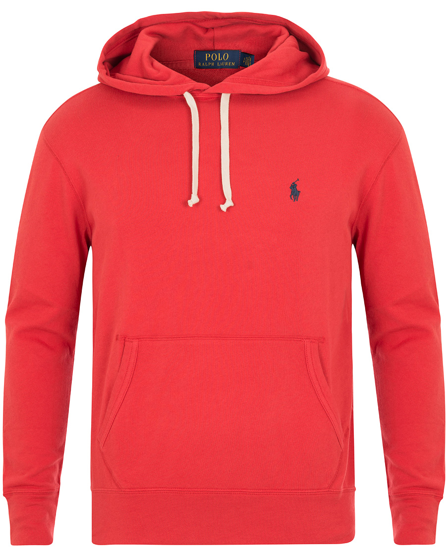 Homme | Pulls Et Tricots | Polo Ralph Lauren | Spa Terry Hoodie Evening Post Red
