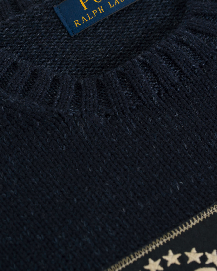 Heren | Truien | Polo Ralph Lauren | Flag Cotton Crew Neck Summer Navy