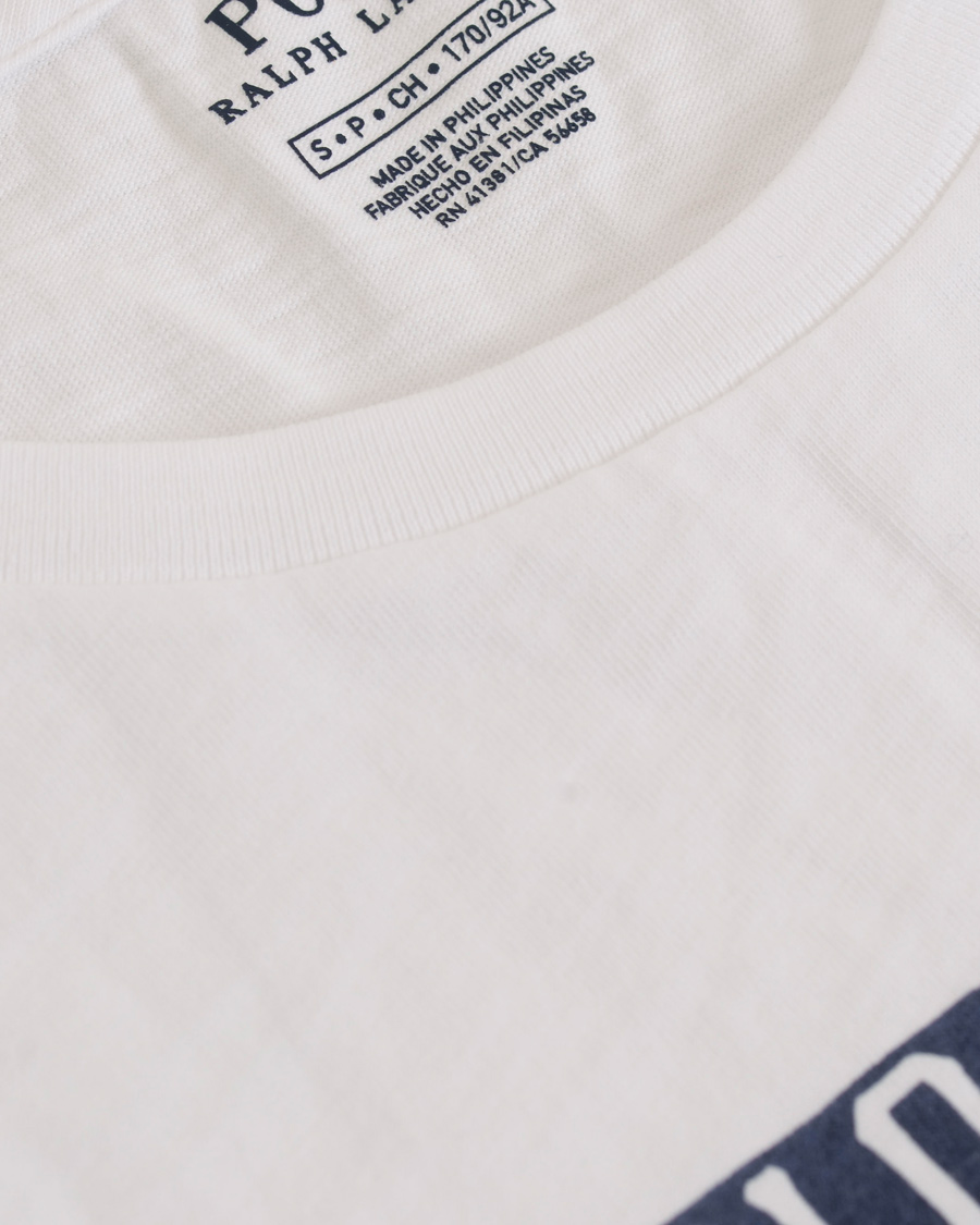 Homme | T-shirts | Polo Ralph Lauren | American Flag Print Crew Neck Tee White