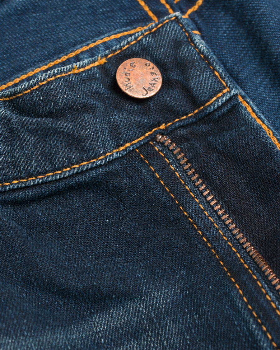 Homme | Jeans | Nudie Jeans | Skinny Lin Organic Slim Fit Stretch Jeans D Indigo