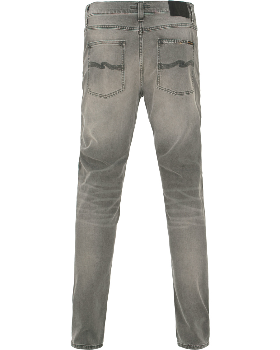 Homme | Jeans | Nudie Jeans | Lean Dean Organic Slim Fit Stretch Jeans Grey Ace