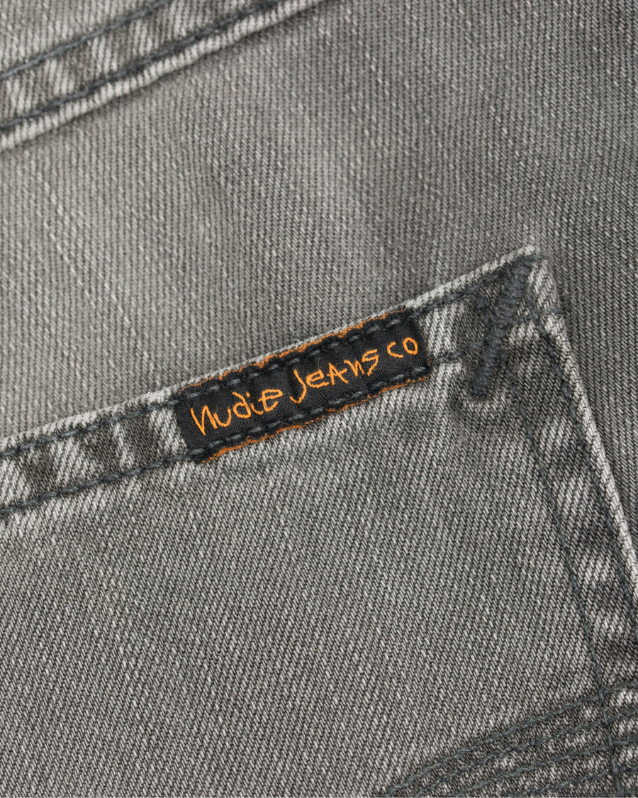Homme | Jeans | Nudie Jeans | Lean Dean Organic Slim Fit Stretch Jeans Grey Ace