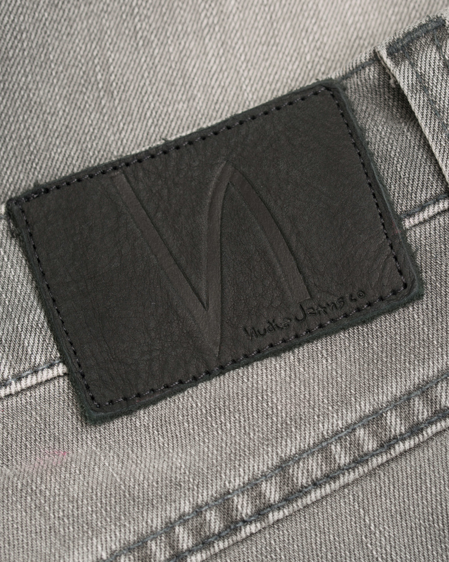 Homme | Jeans | Nudie Jeans | Lean Dean Organic Slim Fit Stretch Jeans Grey Ace
