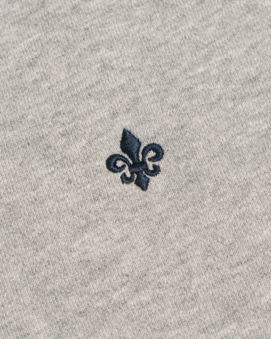 Homme | Pulls Et Tricots | Morris | Full Zip Hoodie Light Grey Melange
