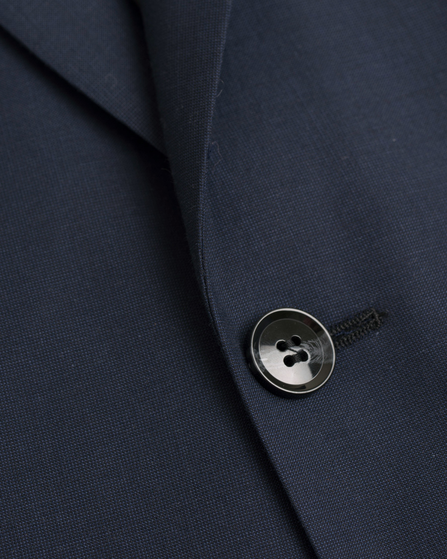 Homme | Blazers | Tiger of Sweden | Lamonte Wool/Cotton Suit Blazer Navy