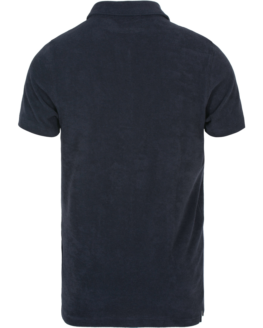 Homme | Polos | Gran Sasso | Velour Polo Navy
