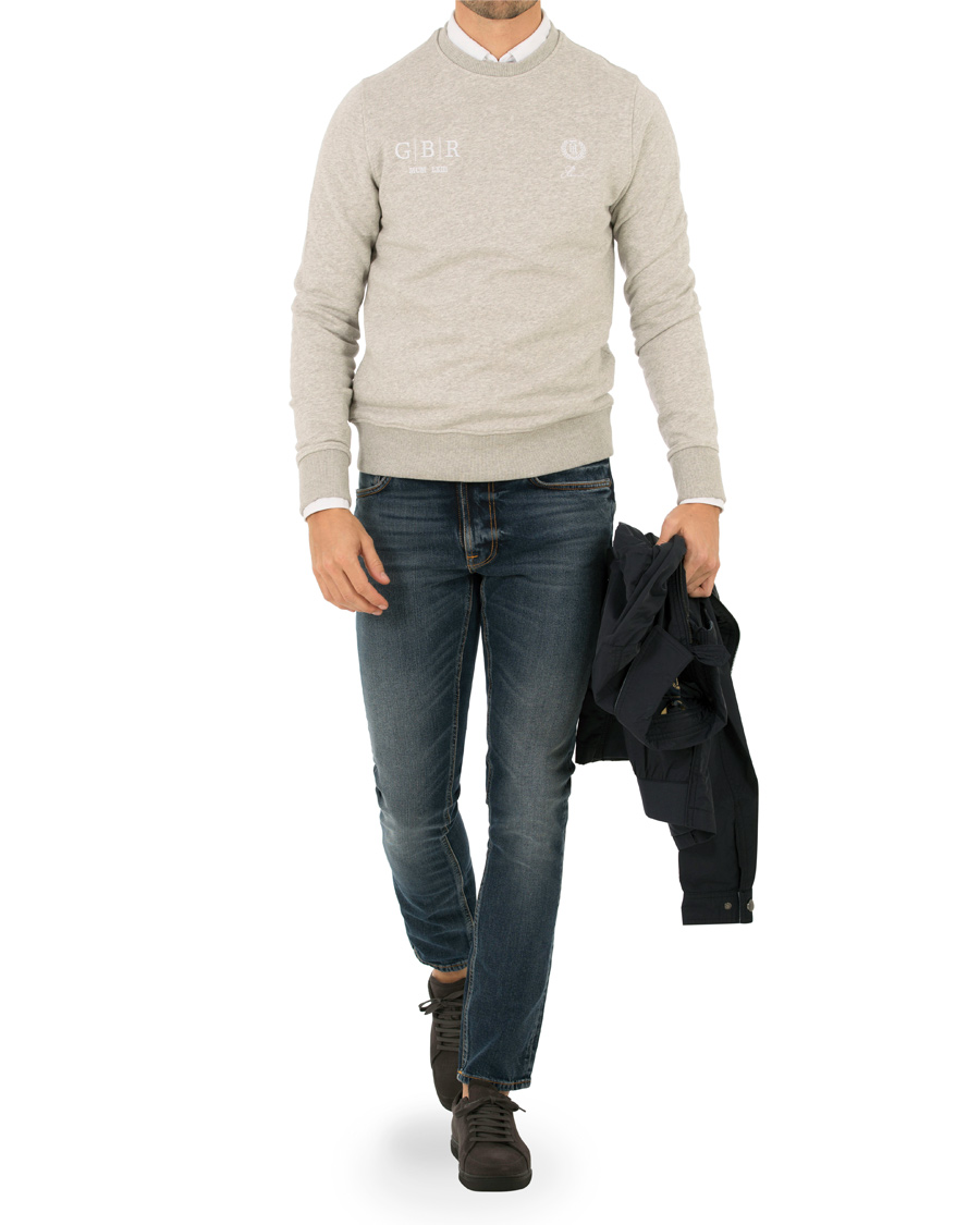 Homme | Pulls Et Tricots | Henri-Lloyd | Henri Lloyd Radnor Crew Neck Sweatshirt Grey Marl