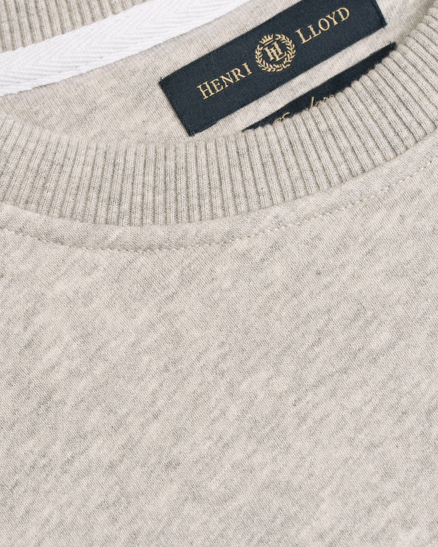 Homme | Pulls Et Tricots | Henri-Lloyd | Henri Lloyd Radnor Crew Neck Sweatshirt Grey Marl