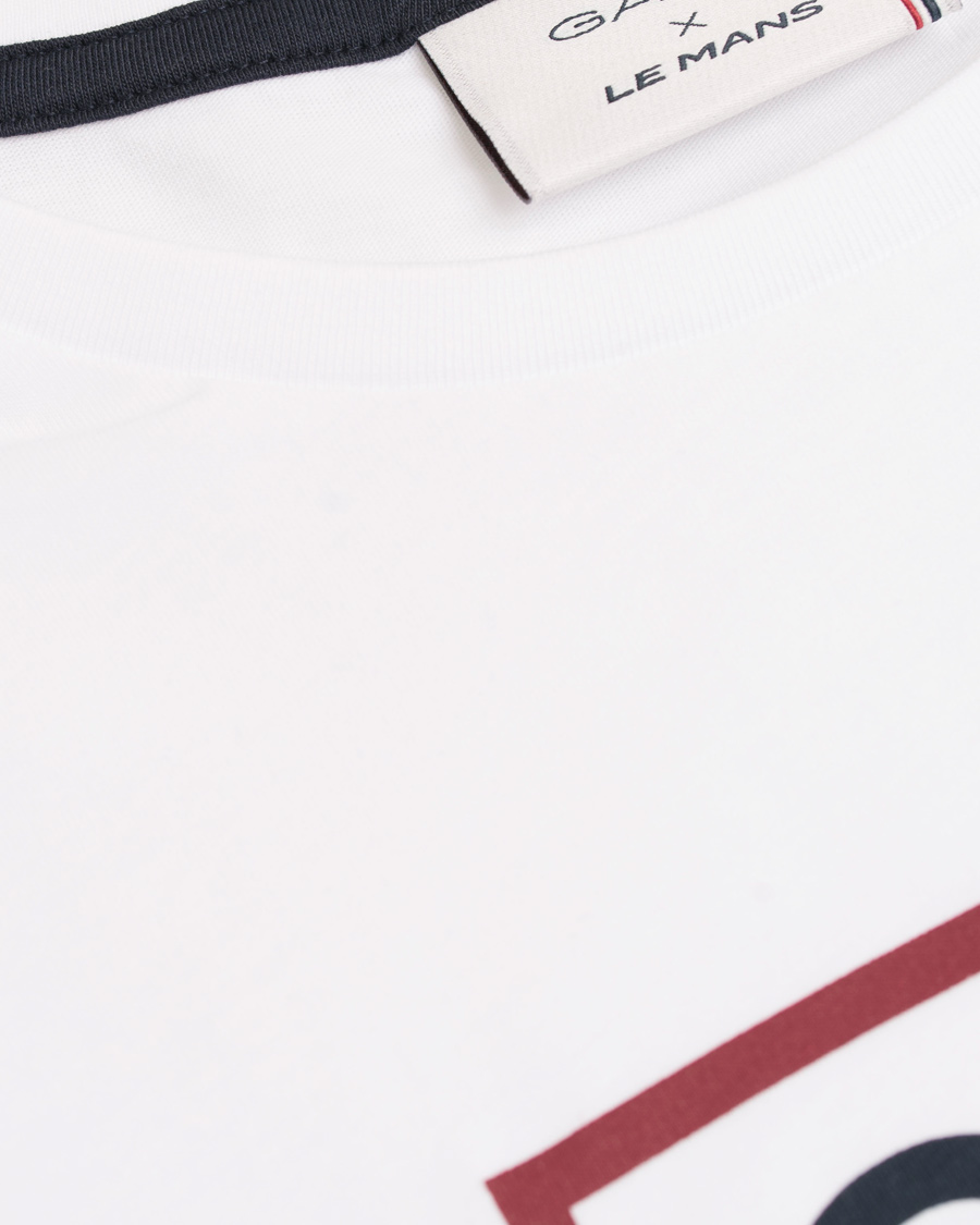 Homme | T-shirts | GANT | Le Mans Shield Tee White