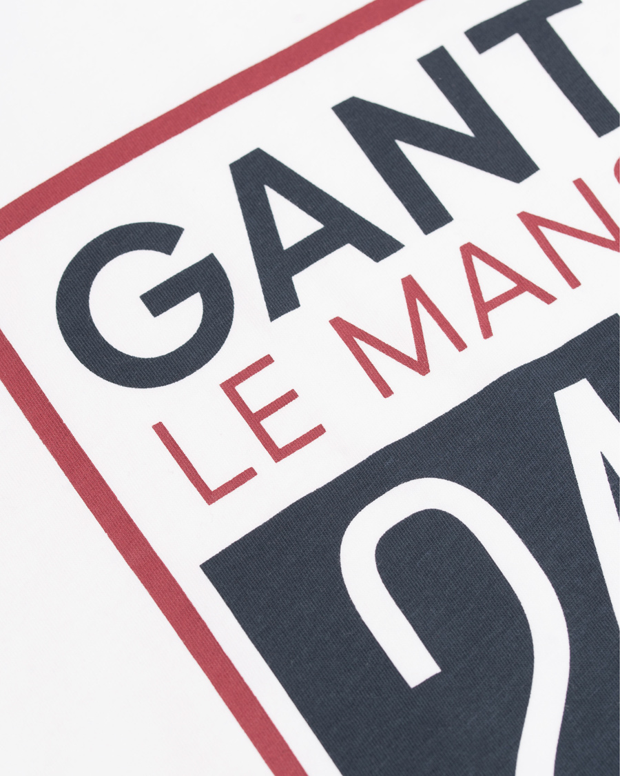 Homme | T-shirts | GANT | Le Mans Shield Tee White