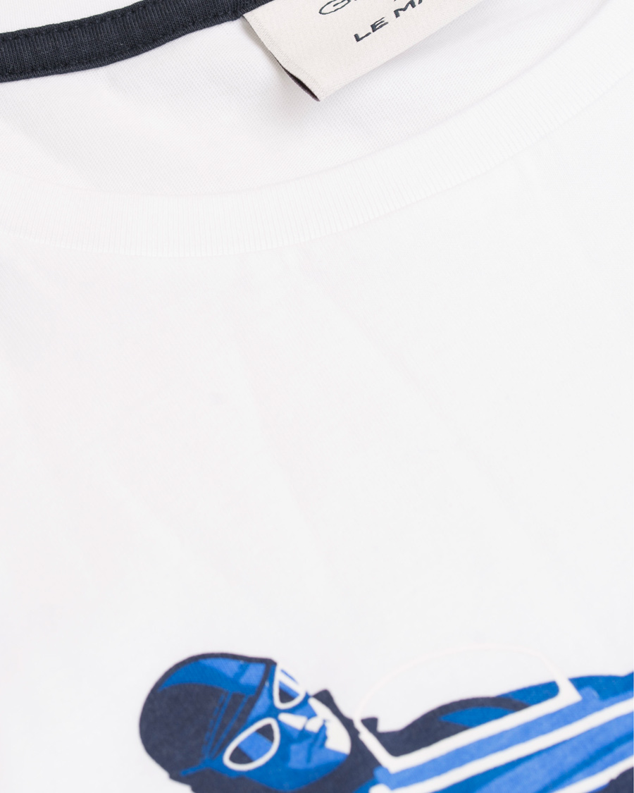Homme | T-shirts | GANT | Le Mans Car Print Tee White