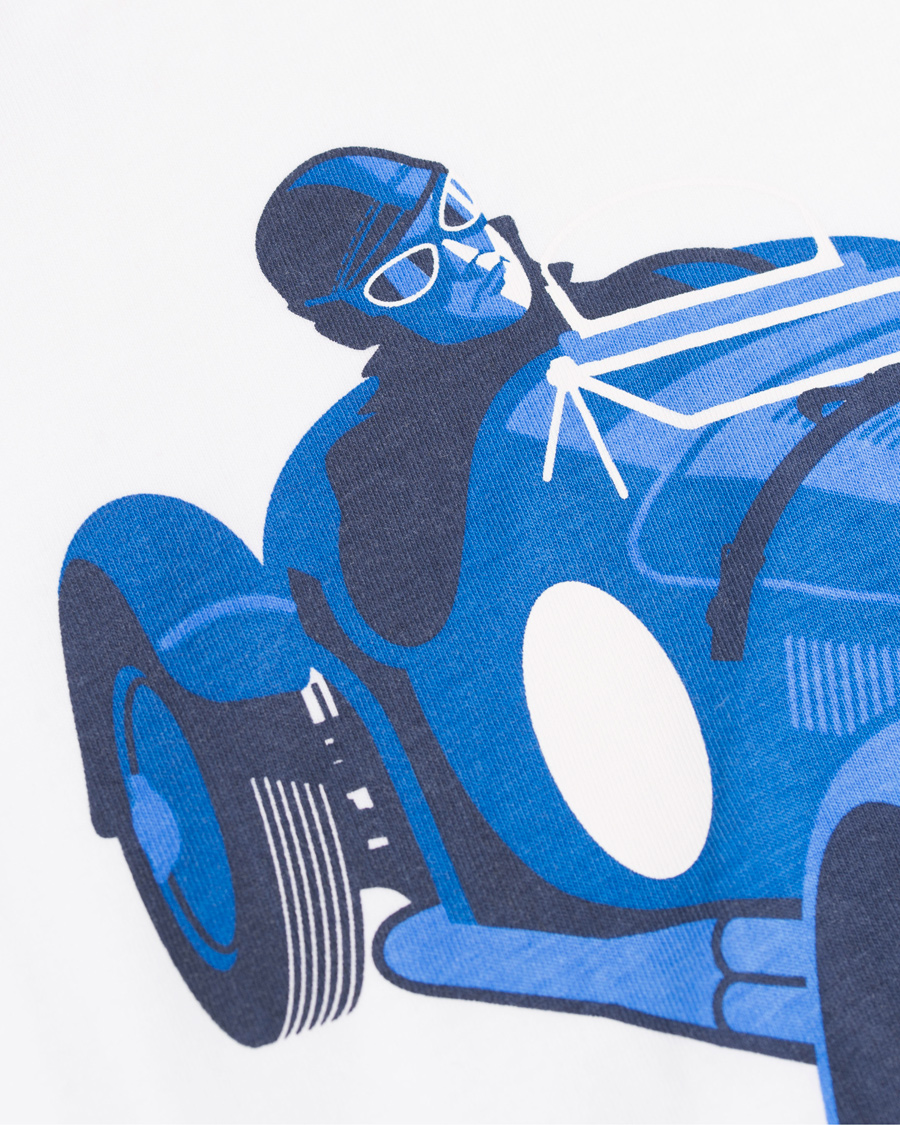 Homme | T-shirts | GANT | Le Mans Car Print Tee White