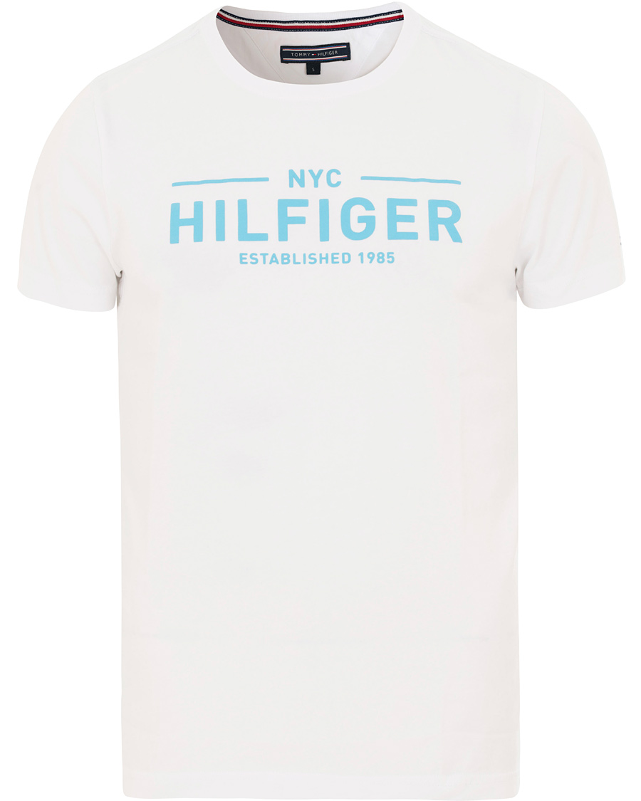 Heren | T-shirts | Tommy Hilfiger | Rick Crew Neck Tee White