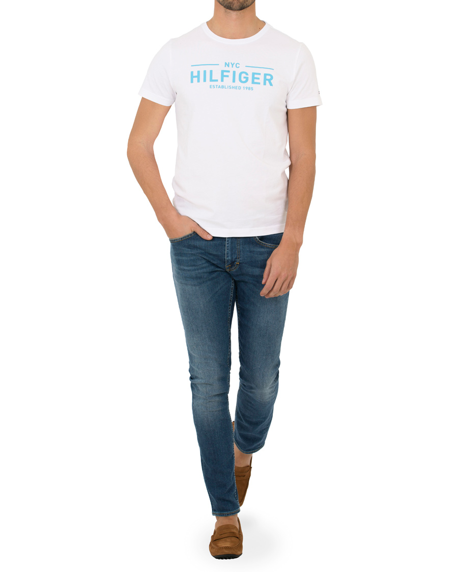 Heren | T-shirts | Tommy Hilfiger | Rick Crew Neck Tee White