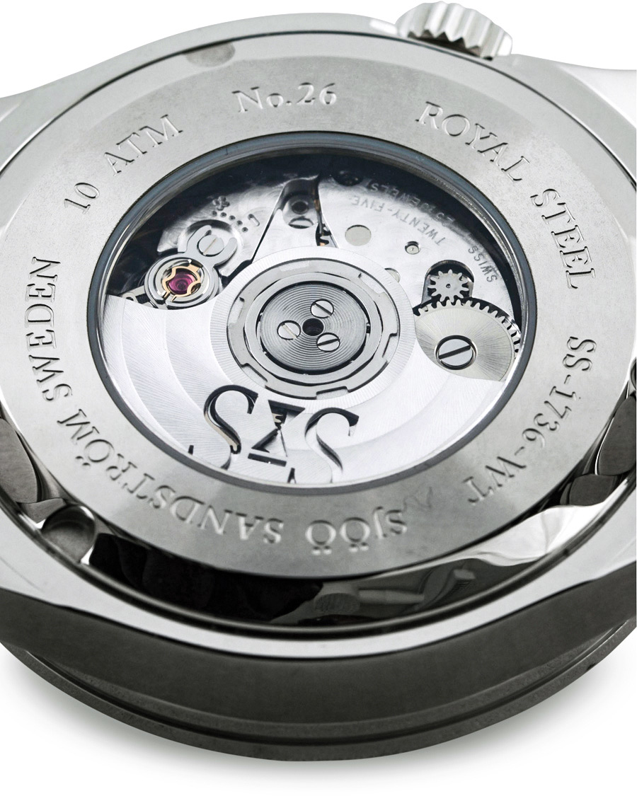 Heren | Sjöö Sandström Royal Steel Worldtimer 36mm Grey with Steel | Sjöö Sandström | Royal Steel Worldtimer 36mm Grey with Steel