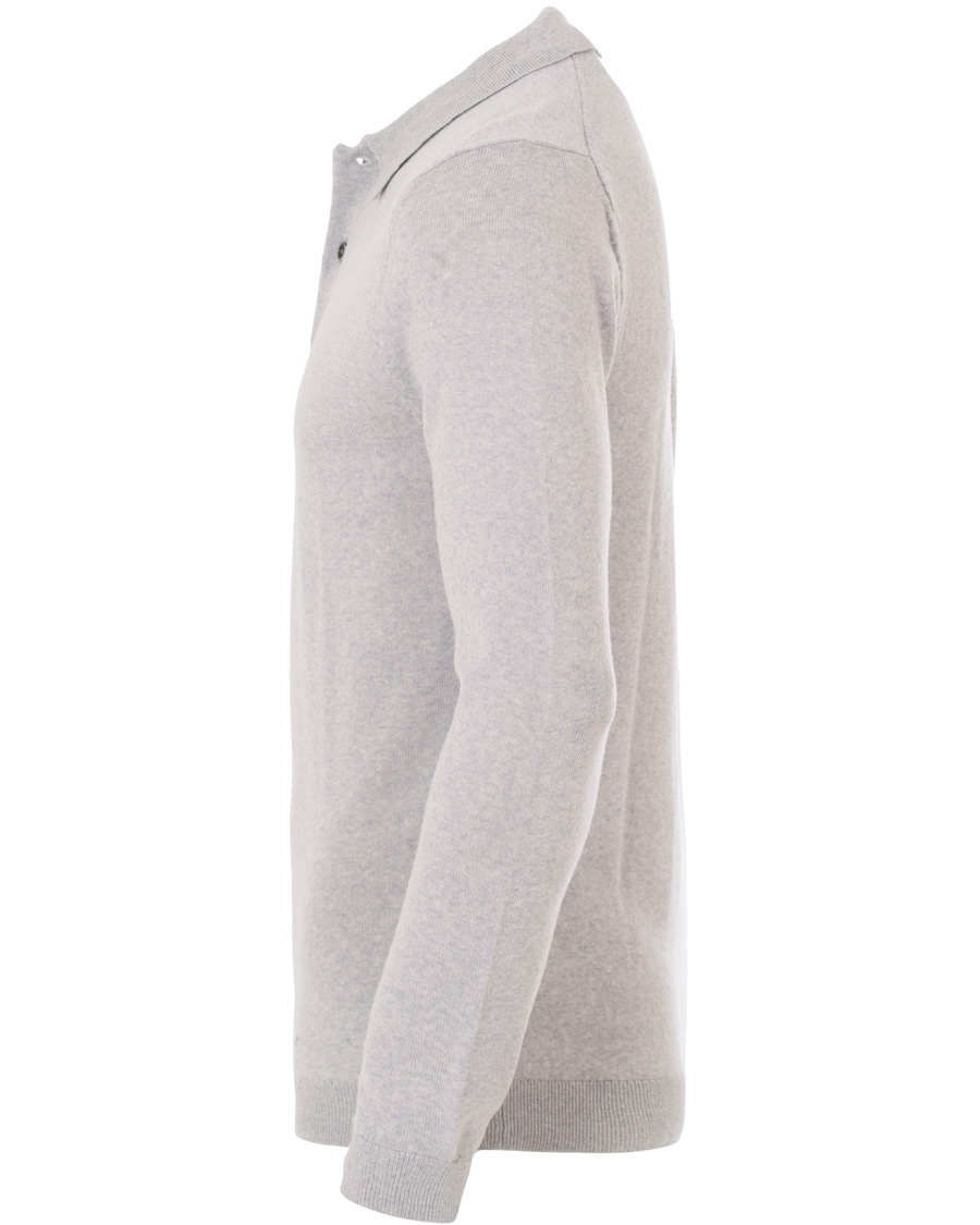 Homme | Pulls Et Tricots | A Day's March | Lux Merino Polo Grey Melange