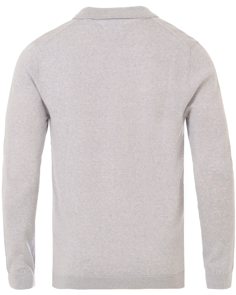 Homme | Pulls Et Tricots | A Day's March | Lux Merino Polo Grey Melange