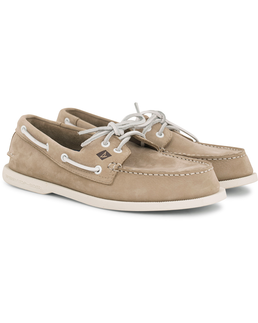 Homme | Sperry Top-sider Nubuck Boat Shoe Taupe | Sperry Top-Sider | Nubuck Boat Shoe Taupe