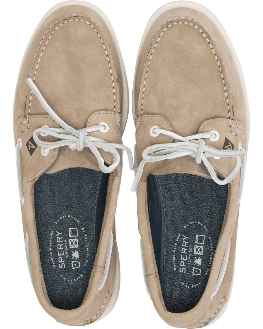 Homme | Sperry Top-sider Nubuck Boat Shoe Taupe | Sperry Top-Sider | Nubuck Boat Shoe Taupe