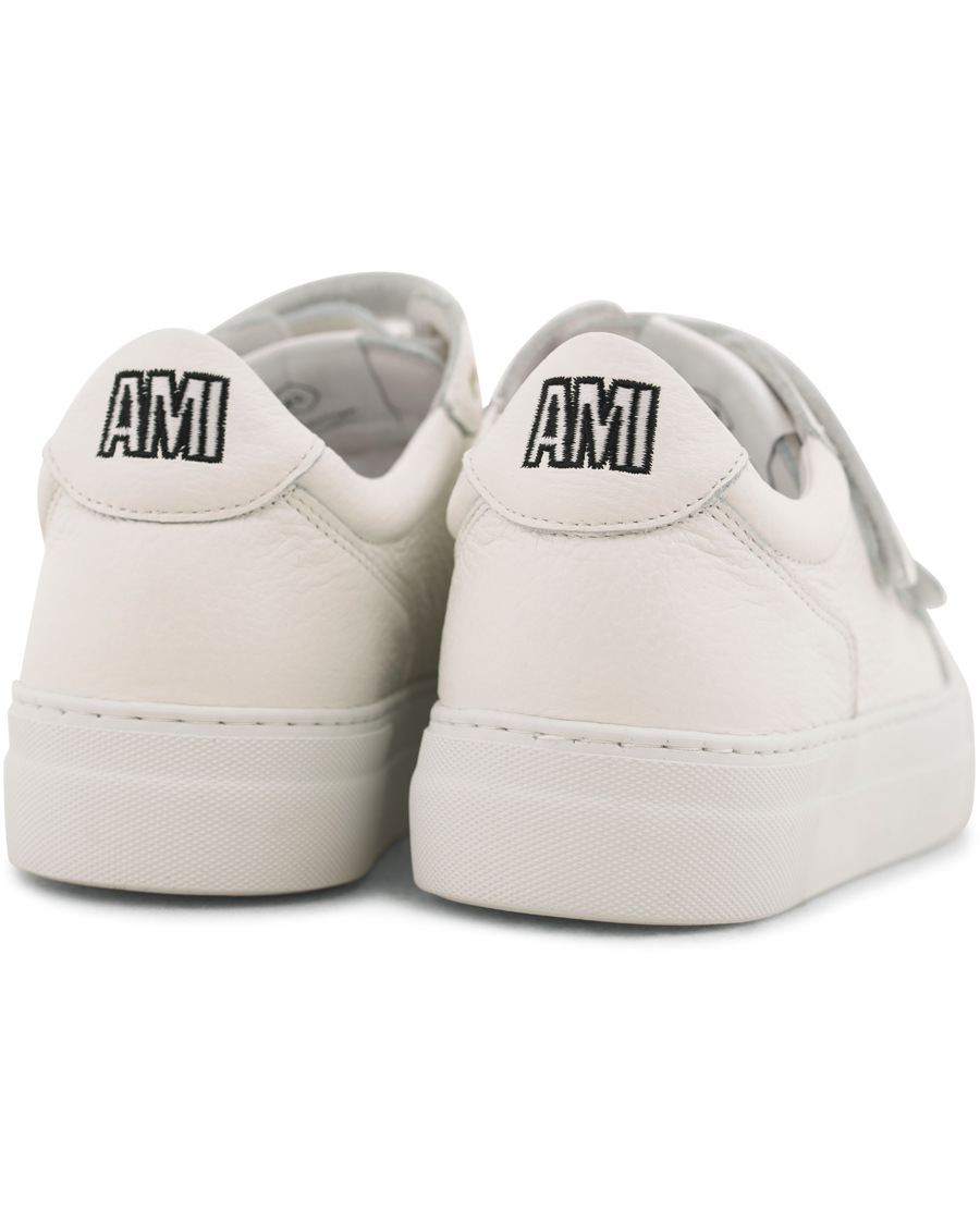Homme | AMI Velcro Trainers White | AMI | Velcro Trainers White