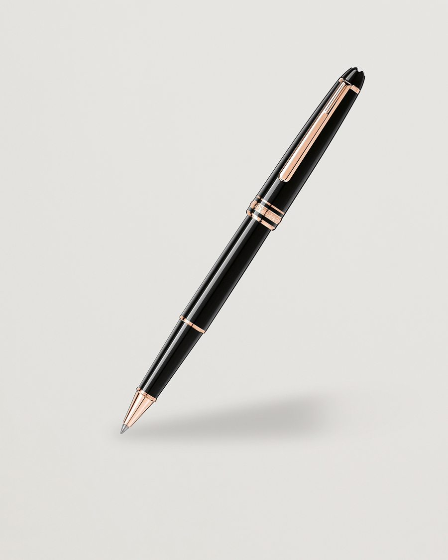 Heren | Pennen | Montblanc | 163 Classique Meisterstück Rollerball Pen Red Gold