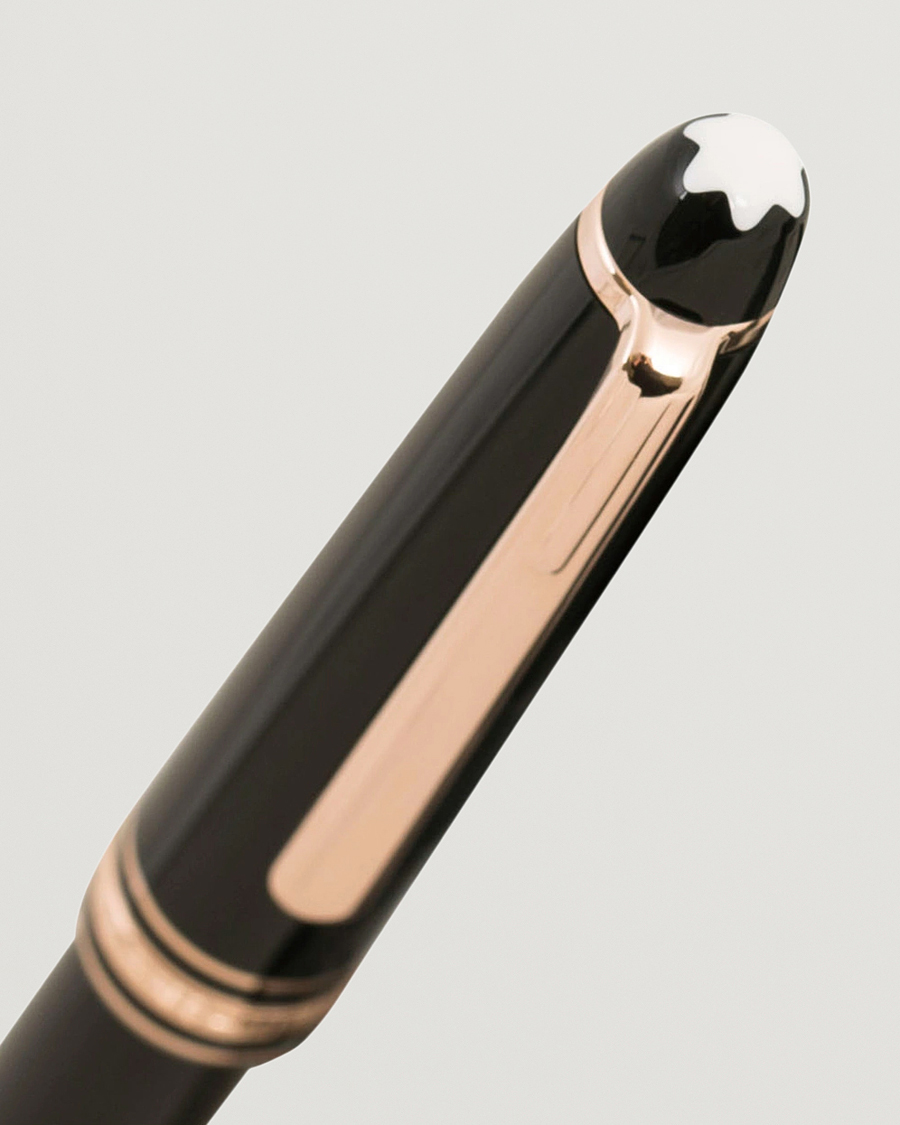 Heren | Pennen | Montblanc | 163 Classique Meisterstück Rollerball Pen Red Gold