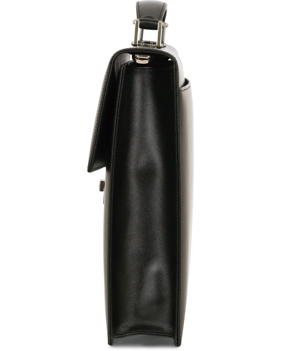 Homme | Montblanc Meisterstück Single Gusset Leather Briefcase Black | Montblanc | Meisterstück Single Gusset Leather Briefcase Black