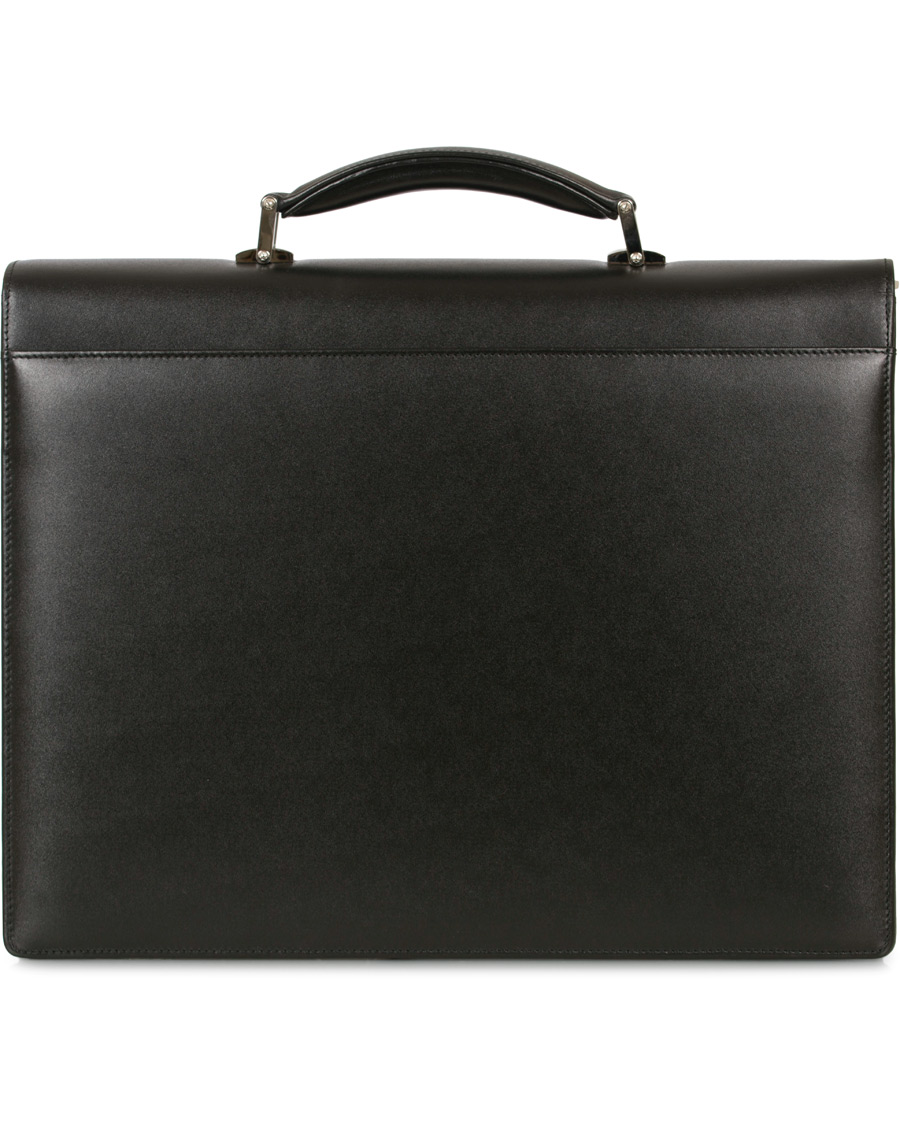 Homme | Montblanc Meisterstück Single Gusset Leather Briefcase Black | Montblanc | Meisterstück Single Gusset Leather Briefcase Black